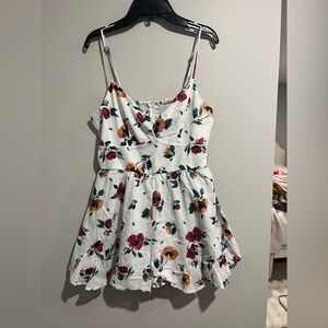 Altar'd State Floral Camisole Top - White, Red, Yellow